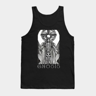 Gnosis - Gnostic Skeletal Christ Meditation Tank Top